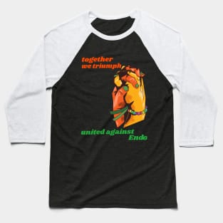 together we triumph united against endometriosis Baseball T-Shirt